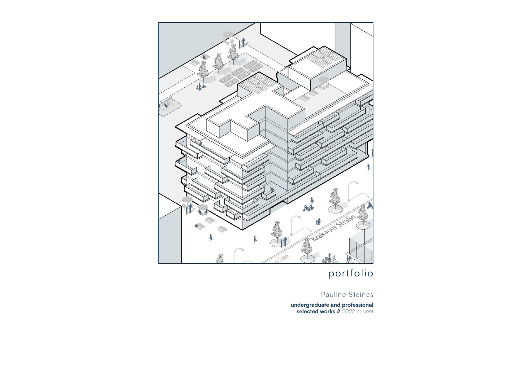 Pauline Steines portfolio cover